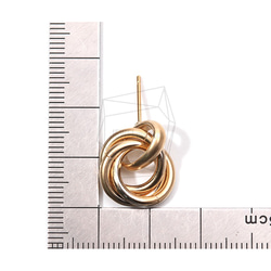 ERG-902-MG【2個入り】リングバンドルピアス,Ring Bundle earrings 5枚目の画像