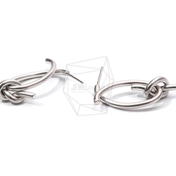 ERG-904-MR【2個入り】リボンピアス,Awareness Ribbon Earrings 3枚目の画像