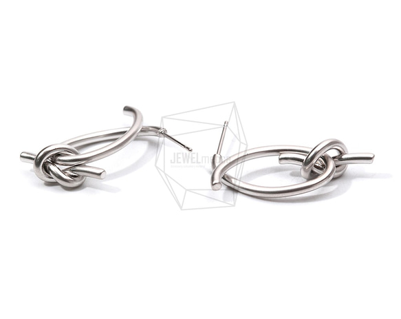 ERG-904-MR【2個入り】リボンピアス,Awareness Ribbon Earrings 3枚目の画像