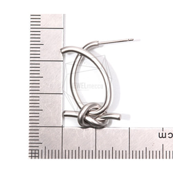 ERG-904-MR【2個入り】リボンピアス,Awareness Ribbon Earrings 5枚目の画像