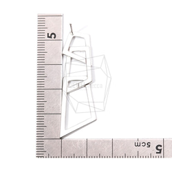ERG-905-MR【2件】方形吊式耳環，方形吊式耳環 第5張的照片