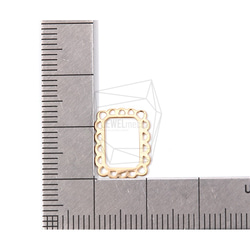 PDT-1836-MG【每包2件】方形吊墜，方形吊墜/ 11mm x 13mm 第5張的照片