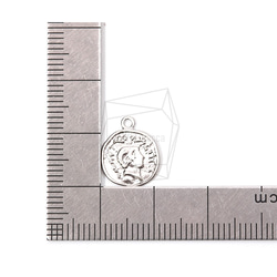 PDT-1879-MR【2個入り】コインペンダント,Hammered Coin Pendant 5枚目の画像