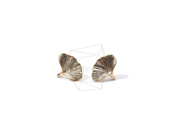 ERG-911-MG【2個入り】マッシュルームピアス,Mushroom Post Earrings 1枚目の画像