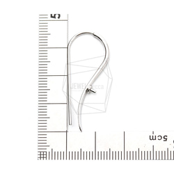 ERG-964-R [2件]弧形耳環，彎式耳釘/ 15mm X 35mm 第5張的照片