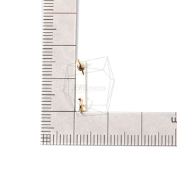 ERG-922-G【每件2件】短桿耳環，短桿耳環 第5張的照片