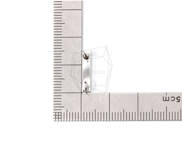 ERG-922-R【每包2件】短桿耳環，短桿耳環 第5張的照片
