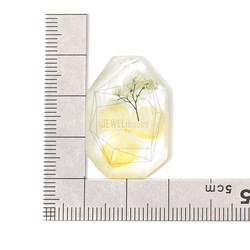 BSC-649-G【2個入り】エポキシフラワーペンダント,Epoxy Flower Pendant/20mm X 30m 5枚目の画像