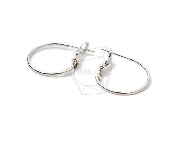 ERG-997-R [4件]質感圈形耳環耳釘 第2張的照片