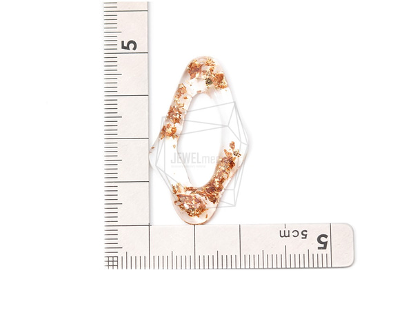 BSC-656-G【2個入り】エポキシダイヤモンドペンダント,Rhombus Epoxy Beads Pendant 5枚目の画像