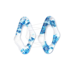 BSC-657-G【2個入り】エポキシダイヤモンドペンダント,Rhombus Epoxy Beads Pendant 1枚目の画像