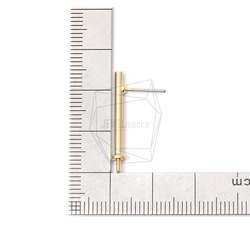 ERG-1018-MG【2個入り】スティックピアス,Stick Post Earring/  3mm x 25mm 5枚目の画像