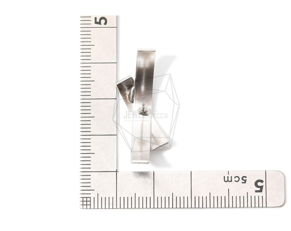 ERG-1019-MR【2個入り】ダブルカーブスティックピアス/Double Curve stick Post 5枚目の画像