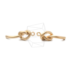 ERG-1027-MG【2個入り】インフィニティノットピアス/Infinity Knot Post Earrings 1枚目の画像