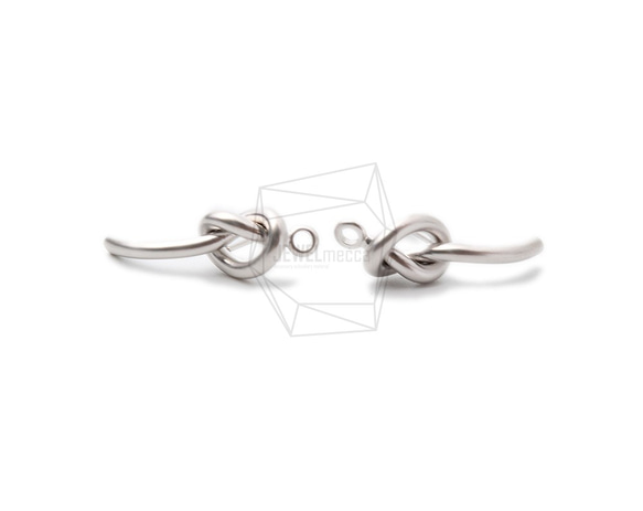 ERG-1027-MR【2個入り】インフィニティノットピアス/Infinity Knot Post Earrings 1枚目の画像