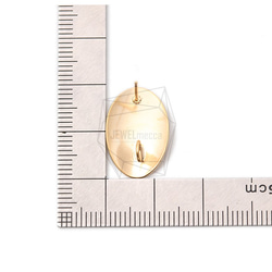 ERG-1036-MG [2 件] 曲線橢圓耳釘 第5張的照片