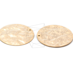 PDT-2012-MG [2件] Hammered Circle Disc吊墜，Hammered Circle Disc 第3張的照片