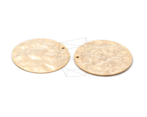 PDT-2012-MG [2件] Hammered Circle Disc吊墜，Hammered Circle Disc 第3張的照片