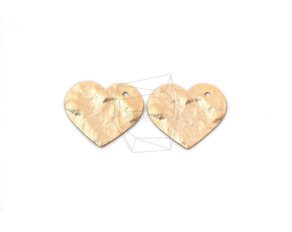 PDT-2019-MG [4件] Hammered Heart Pendant，Hammered Heart Pendant 第1張的照片