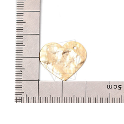 PDT-2019-MG【4個入り】ハンマーハートペンダント,Hammered Heart Pendant 5枚目の画像