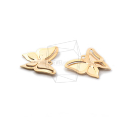 PDT-2031-MG【4個入り】3D バタフライペンダント,3D Butterfly Pendant 3枚目の画像