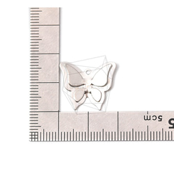 PDT-2031-MR【4個入り】3D バタフライペンダント,3D Butterfly Pendant 5枚目の画像