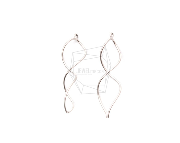 PDT-2050-MR [2 件] Twisted Pendant, Twisted Pendant / 13mm X 45mm 第1張的照片