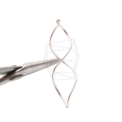 PDT-2050-MR [2 件] Twisted Pendant, Twisted Pendant / 13mm X 45mm 第4張的照片