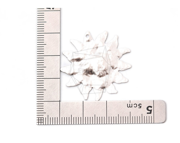 PDT-2056-MR【每包2件】旭日形吊墜，旭日形吊墜/ 30mm X 30mm 第5張的照片