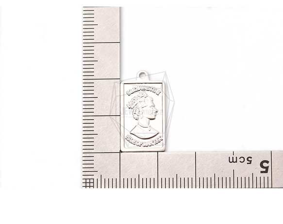 PDT-2075-MR [2個]硬幣吊墜，硬幣吊墜/ 12mm x 22mm 第5張的照片