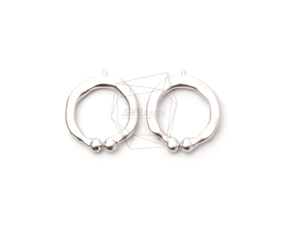 ERG-1057-MR【2個入り】ハンマーイヤーカフ/Hammered Earcuffs Earrings 1枚目の画像