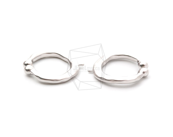 ERG-1057-MR【2個入り】ハンマーイヤーカフ/Hammered Earcuffs Earrings 3枚目の画像