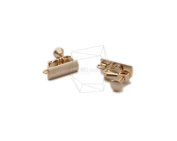 ERG-1068-MG【2個入り】バーイヤリング/ネジバネ /Bar Earring/Non Pierced Screw 2枚目の画像