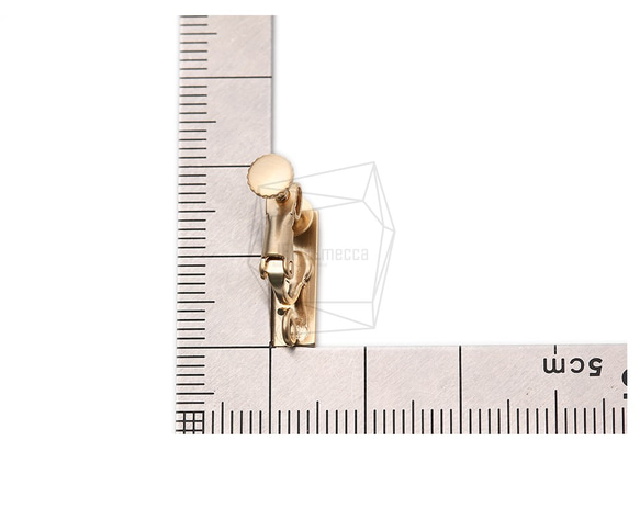ERG-1068-MG [2件]條形耳環/無刺螺釘 第5張的照片