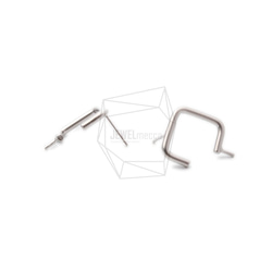 ERG-1073-MR [2pieces] Square Earrings, Square Post Earring / 16m 第3張的照片