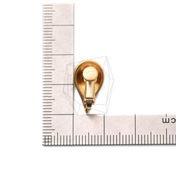 ERG-1104-MG [2件]水滴耳環/螺旋彈簧，迷你水滴夾 第5張的照片