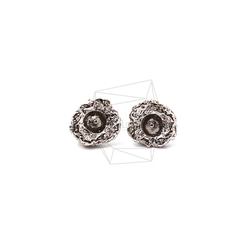 ERG-1110-R【2個入り】ハンマーラウンドピアス/Hammered Round Post Earrings 1枚目の画像