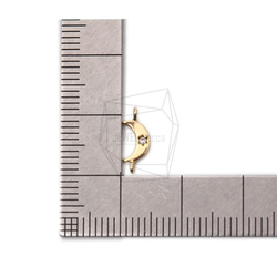 CNT-187-G【2個入り】クレセントペンダント,Crescent Connect/5mm X 11mm 5枚目の画像