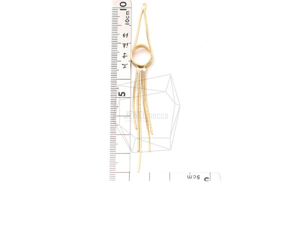 ERG-1130-MG【每包2件】鍊子流蘇吊墜，鍊子流蘇吊飾 第5張的照片