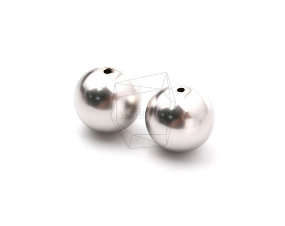 PDT-2153-MR【4個入り】ボールコーティングビーズ,Ball Copper Coating Beads 2枚目の画像