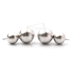 ERG-1136-MR【2個入り】ダブルボールピアス  ,Double ball Post Earring 1枚目の画像