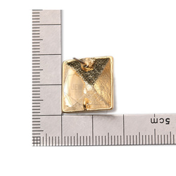 ERG-1148-MG【2個入り】スクエアピラミッドピアス,Square Pyramid Post Earrings 5枚目の画像