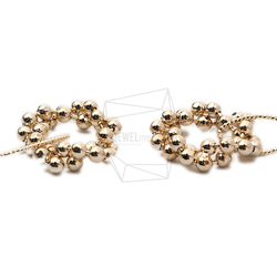 ERG-1151-G【2個入り】バブルボールピアスチャーム,Bubble Ball Earring Charm 3枚目の画像