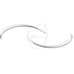 ERG-1162-MR [2個]曲線線耳環，曲線線耳釘 第1張的照片