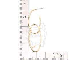 ERG-1163-MG [2件]鏈接圈耳環，鏈接圈耳環 第5張的照片