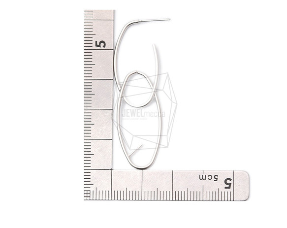 ERG-1163-MR [2件]鏈接圈耳環，鏈接圈耳環 第5張的照片