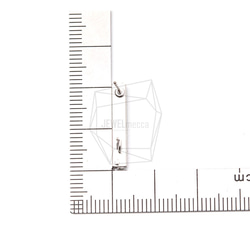 ERG-1174-MR [2件]立方條形耳環，CZ固定條形耳環 第5張的照片