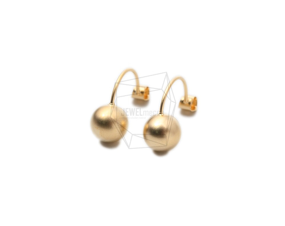 ERG-1177-MG [2個]球形耳環扣，球形耳離合器/耳環架 第2張的照片