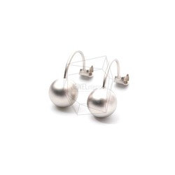 ERG-1177-MR【2個入り】ボールピアスキャッチ,Ball Ear clutch/Earring Backs 2枚目の画像