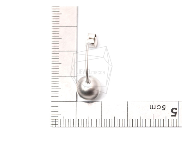 ERG-1177-MR [2個]球形耳環扣，球形耳離合器/耳環架 第5張的照片